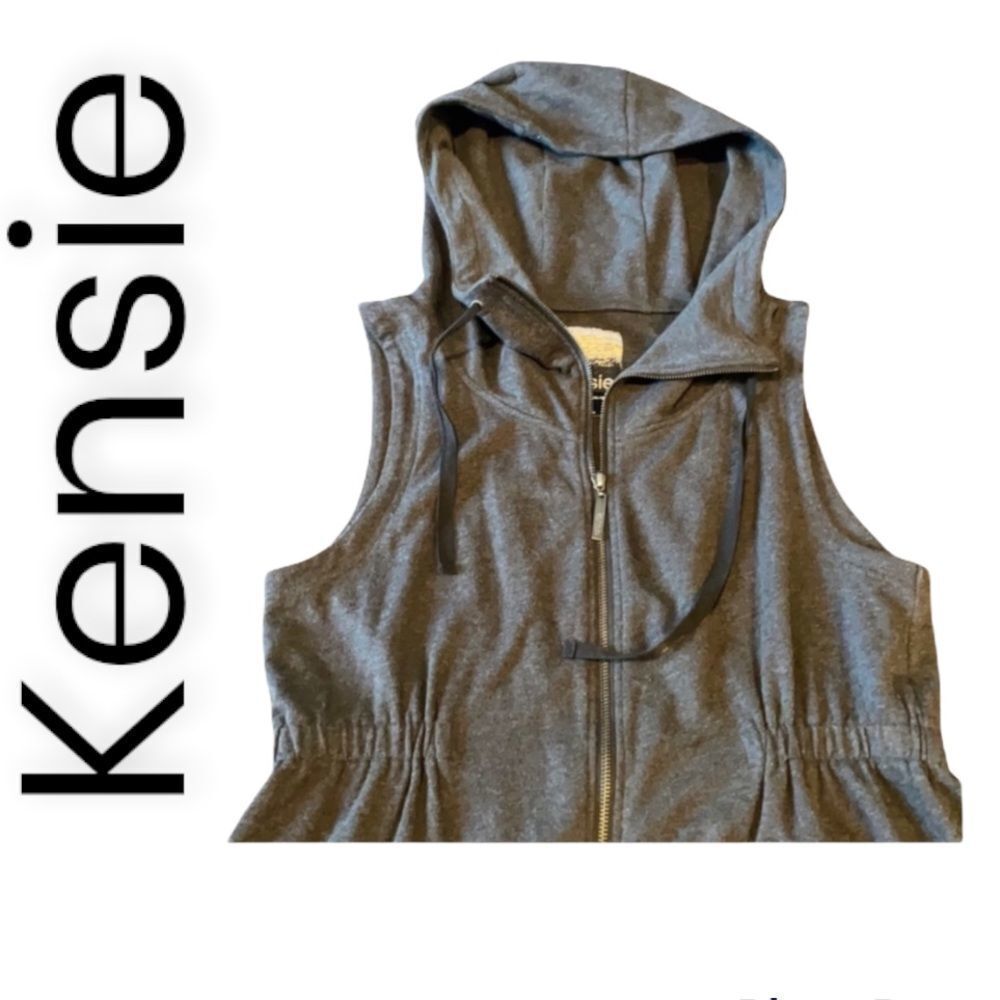 Heather Gray Sleeveless Jacket